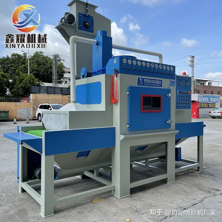 實木地板噴砂風化紋理處理自動噴砂機(圖4) 實木地板噴砂風化紋理處理自動噴砂機(圖4)