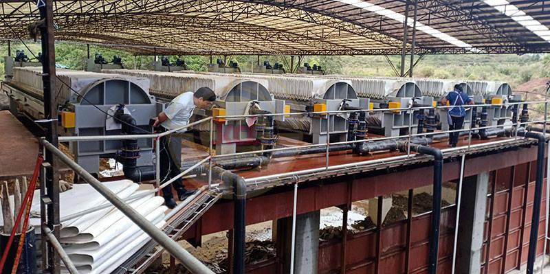 某洗沙場廢水處理系統廂式高壓壓濾機應用項目(圖3) 某洗沙場廢水處理系統廂式高壓壓濾機應用項目(圖3)