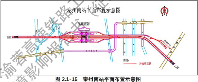 剛剛，北沿江高鐵相關(guān)細(xì)節(jié)公布！泰州南站2臺(tái)6線！(圖8)