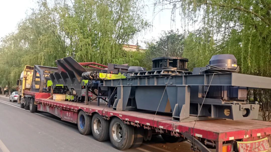 假期發貨！助力客戶盡快投產，模塊化洗砂機、制砂機發往湖南(圖7)